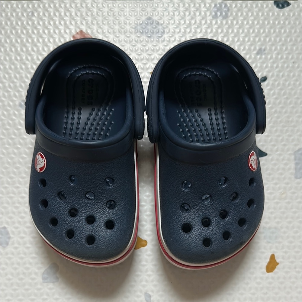 CROCS Navy Blue Toddler Sandal Clogs